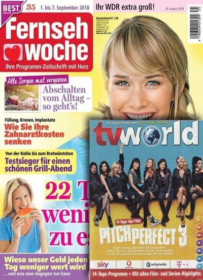 Fernsehwoche + tv world Cover